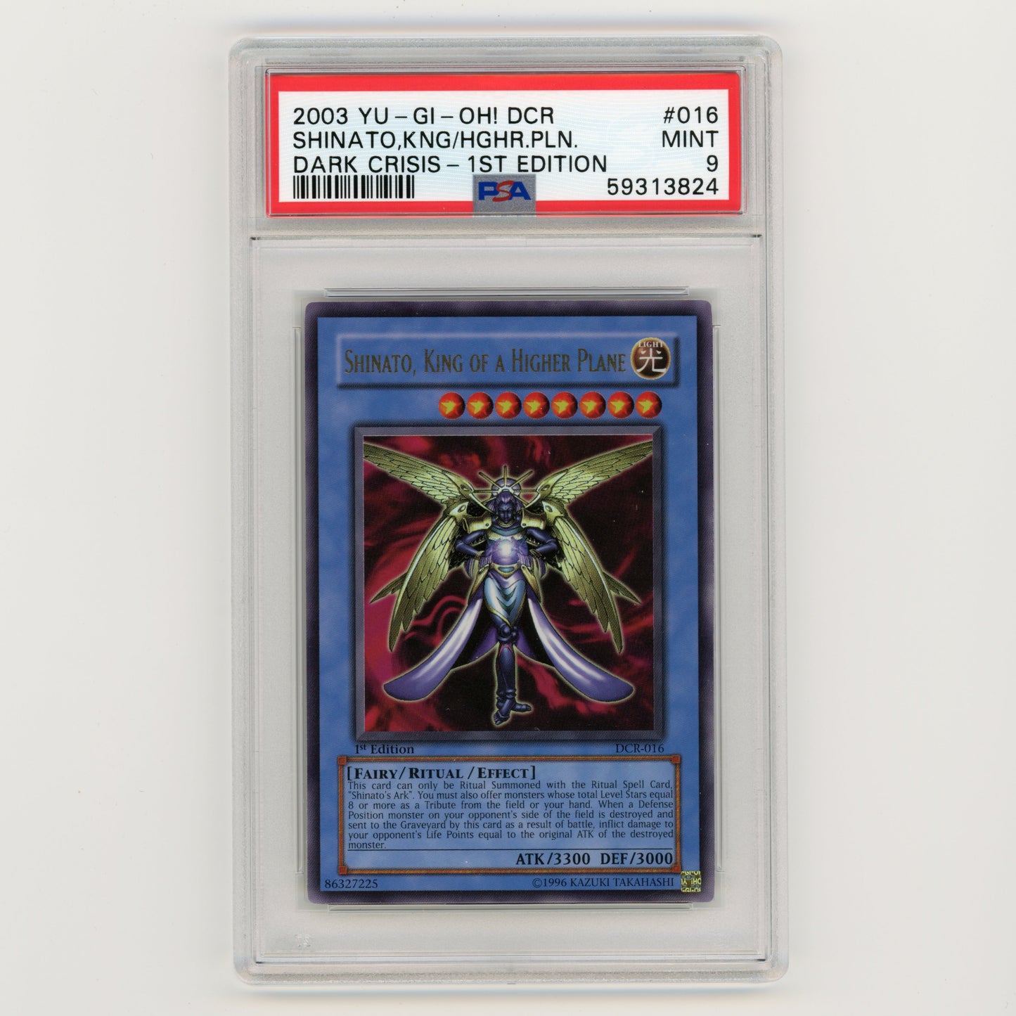 2003 YuGiOh Shinato King of a Higher Plane Dark Crisis 1st 016 PSA 9 (#AF6)