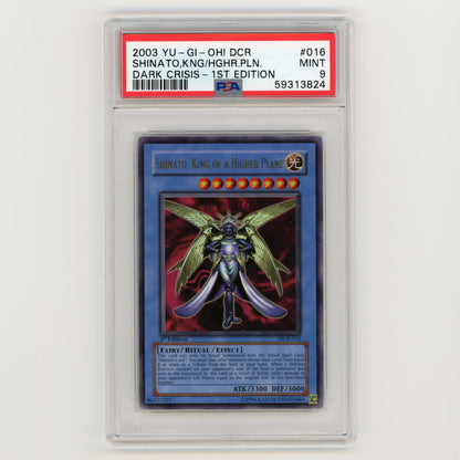 2003 YuGiOh Shinato King of a Higher Plane Dark Crisis 1st 016 PSA 9 (#AF6)