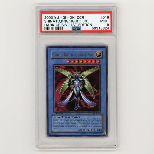 2003 YuGiOh Shinato King of a Higher Plane Dark Crisis 1st 016 PSA 9 (#AF6)