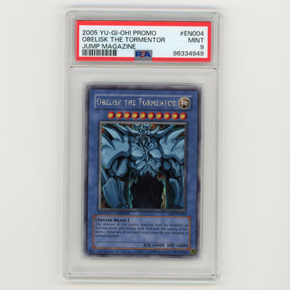 2005 YuGiOh Promo Obelisk The Tormentor Jump Magazine #EN004 PSA 9 (#AF18)
