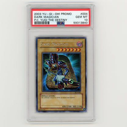2003 YuGiOh Promo Dark Magician PC Yugi The Destiny #004 PSA 10 (#AF22)