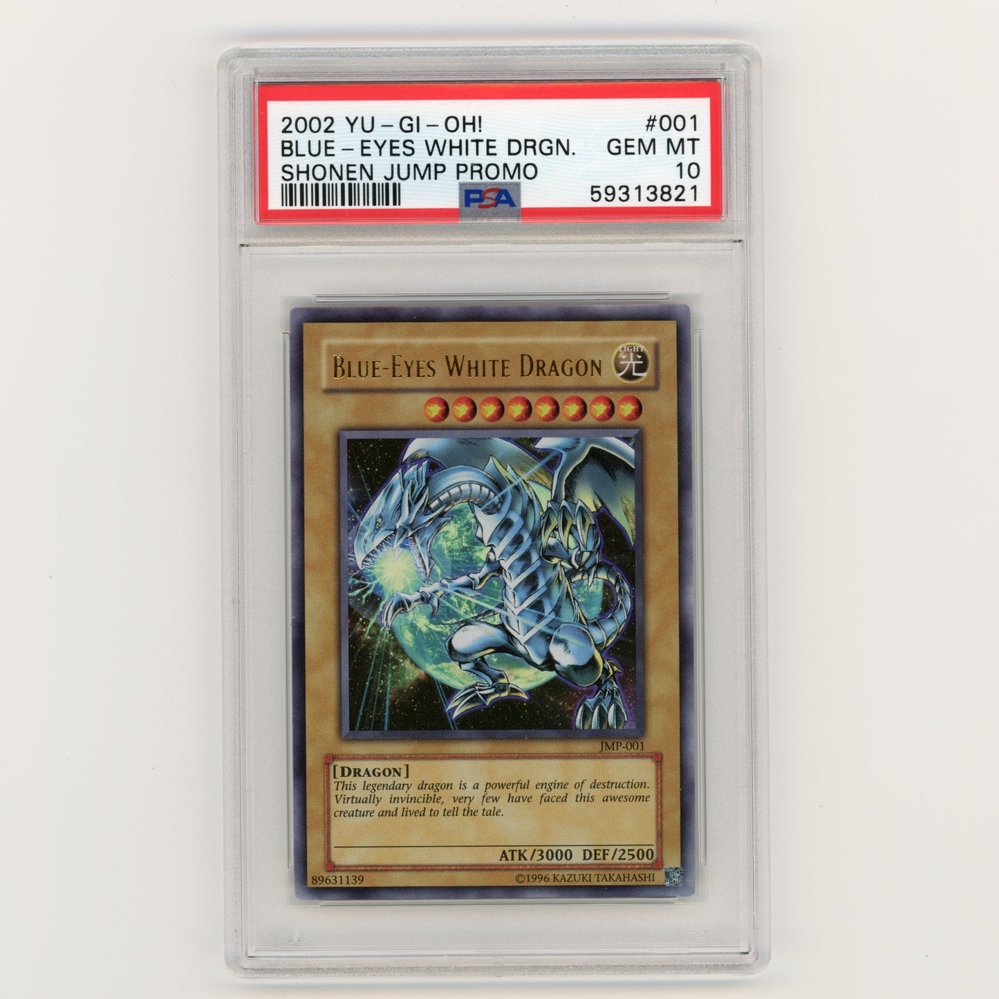 2002 YuGiOh Blues Eyes White Dragon Shonen Jump Promo PSA 10 (#AF32)