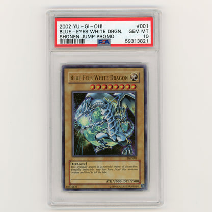 2002 YuGiOh Blues Eyes White Dragon Shonen Jump Promo PSA 10 (#AF32)