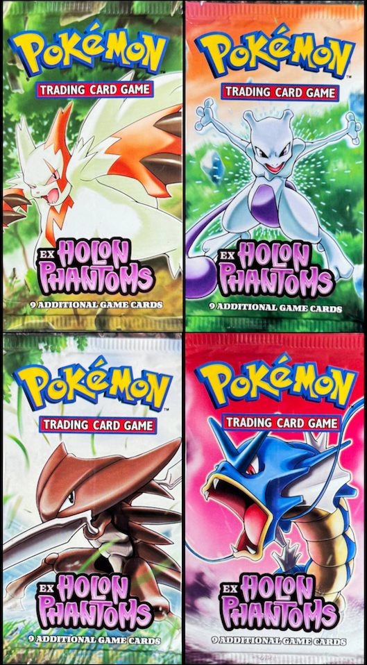 2007 POKEMON EX HOLON PHANTOMS BOOSTER PACK ART SET SEALED