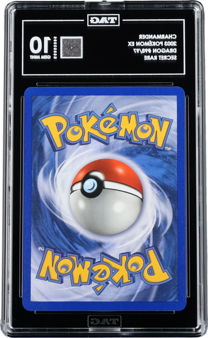 2003 POKEMON EX DRAGON HOLO CHARMANDER #98 TAG 10