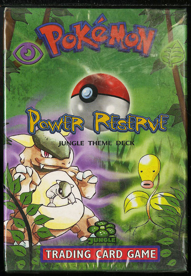 1999 POKEMON JUNGLE RED LOGO POWER RESERVE THEME DECK SEALED *GENERIC IMAGE*