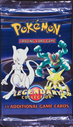 2002 POKEMON LEGENDARY COLLECTION ALAKAZAM MACHAMP MEWTWO BOOSTER PACK SEALED *GENERIC IMAGE*