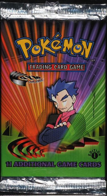 2000 POKEMON GYM CHALLENGE 1ST EDITION KOGA BOOSTER PACK SEALED *GENERIC IMAGE*