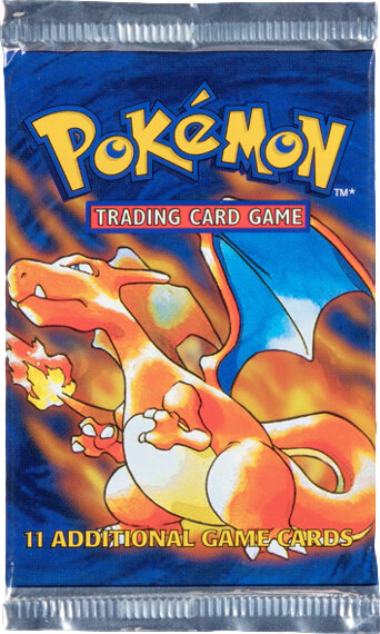 1999 POKEMON BASE SET CHARIZARD BOOSTER PACK SEALED *GENERIC IMAGE*