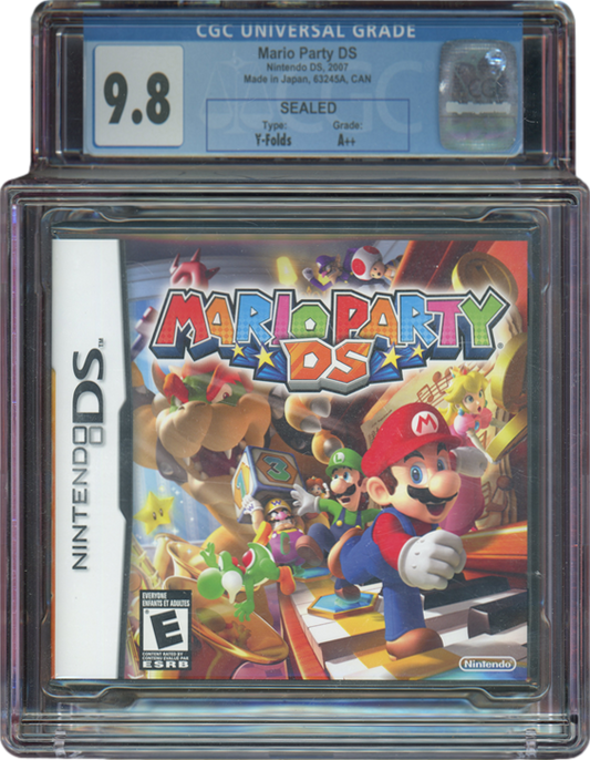 2007 MARIO PARTY DS NINTENDO DS CGC 9.8 A++ SEALED