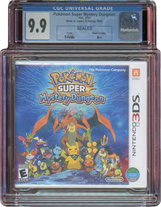 2015 POKEMON SUPER MYSTERY DUNGEON NINTENDO 3DS CGC 9.9 A++ SEALED