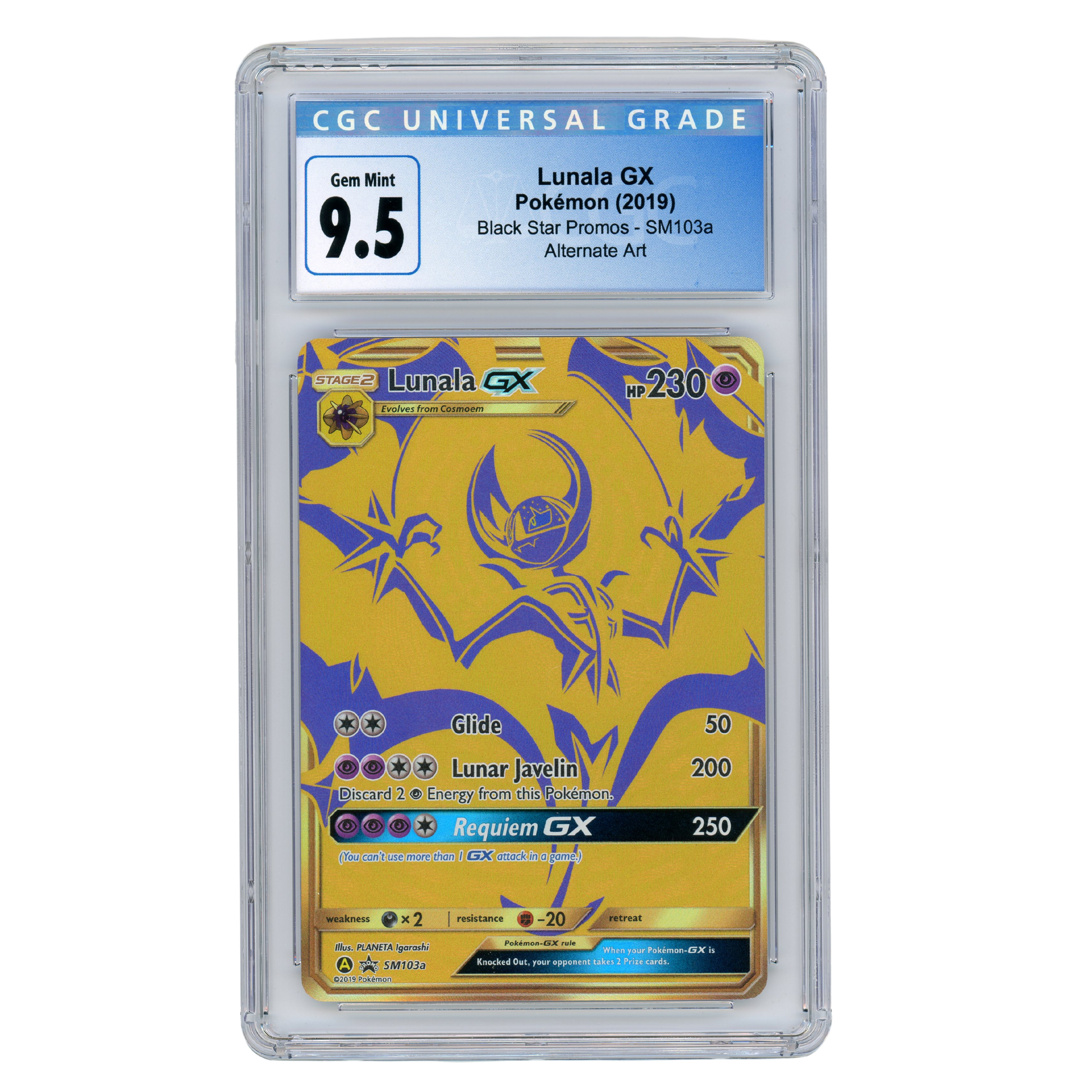 Solgaleo GX - SM104a - CGC 9.5 Gem Mint - Black Star Promos